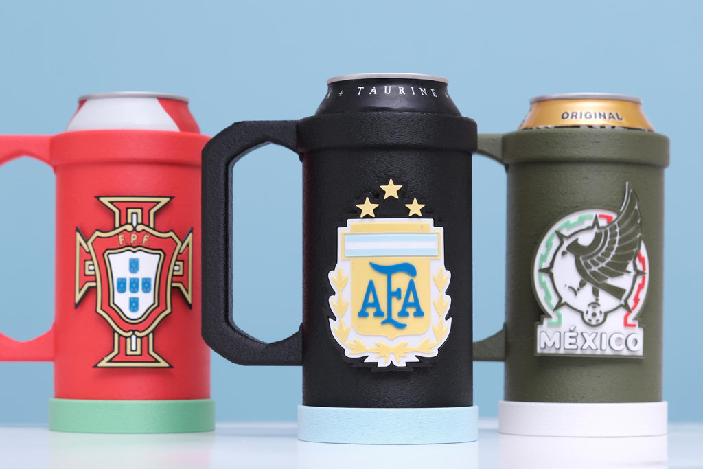 Soccer Country 16 oz Tall Can Holder