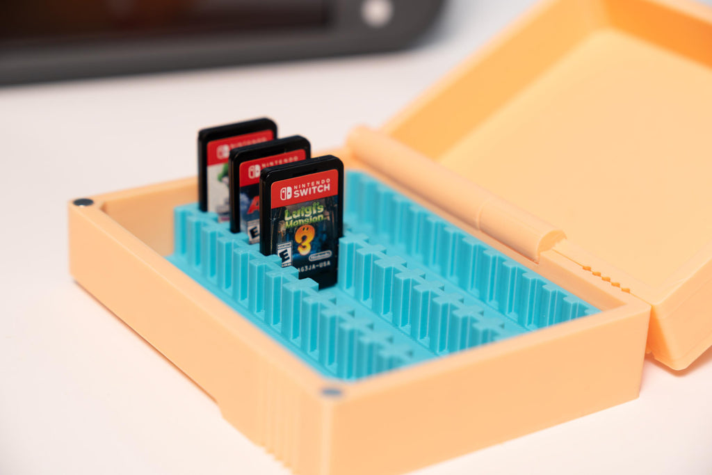 Personalized Nintendo Switch Game Card Storage Box – Retro Cartridge Case