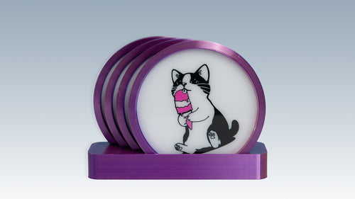 Cat coasters