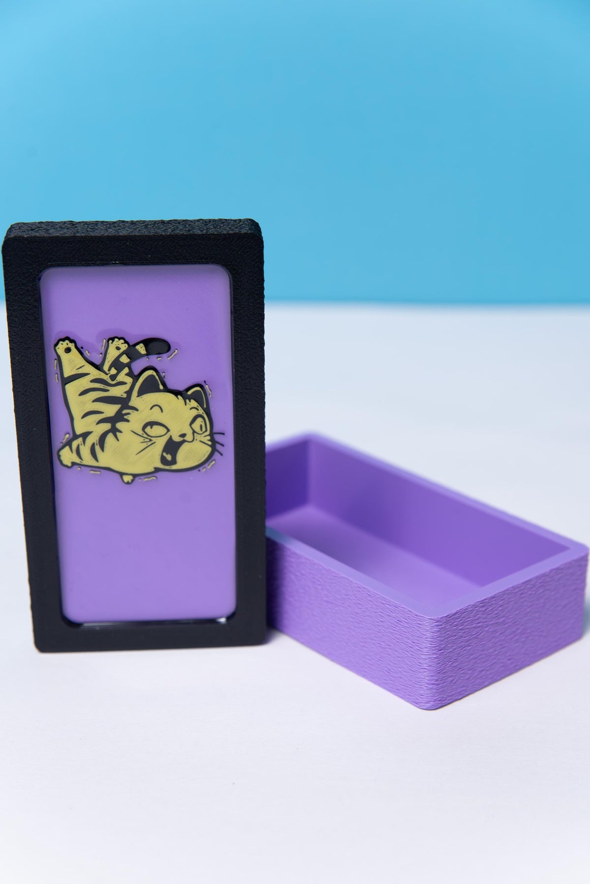 Open cat trinket box for jewelry, keys and small items